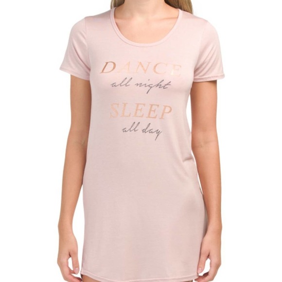 Danskin Dance All Night Sleep All Day 